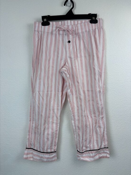 Pottery Barn Teen Other - Emily & Meritt pottery barn teen juniors medium‎ pink striped crop sleep pants